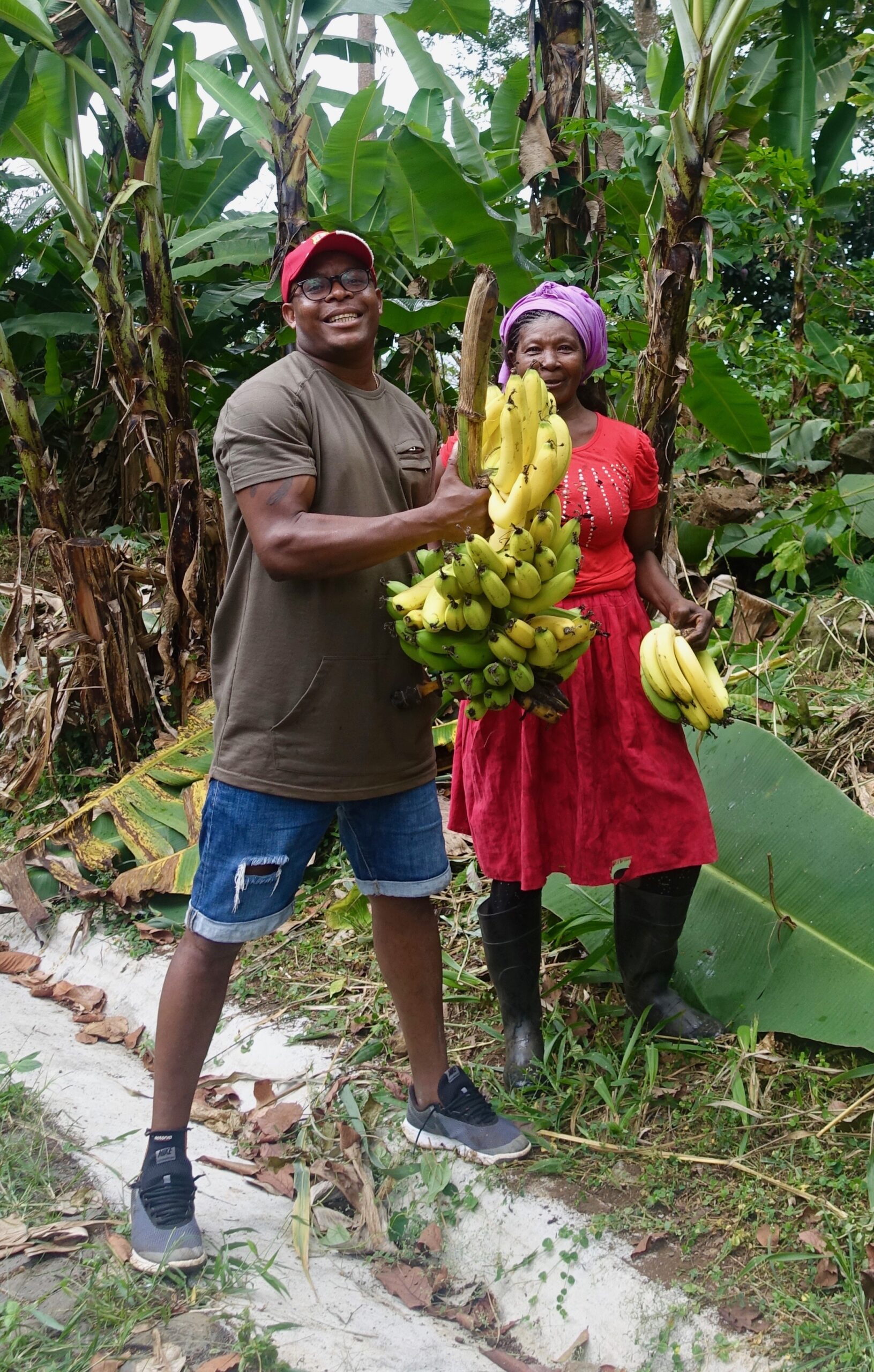 Lucio et la vendeuse de bananes